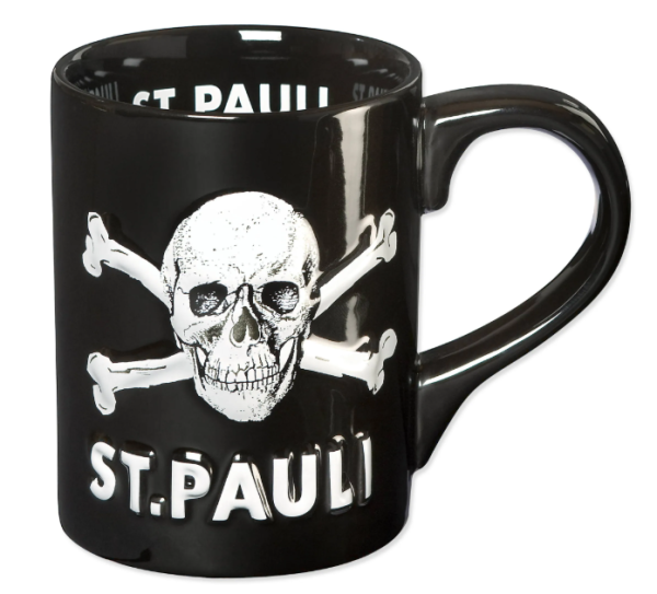 FC St. Pauli - Kaffeebecher Totenkopf 3D